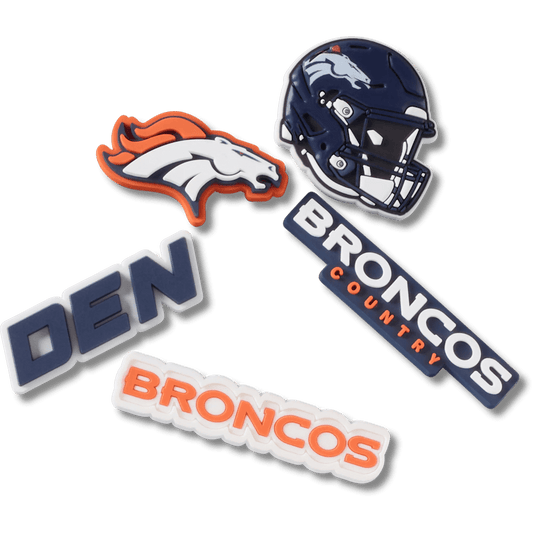Crocs New | NFL Denver Broncos 5 Pack Jibbitz Shoe Charm