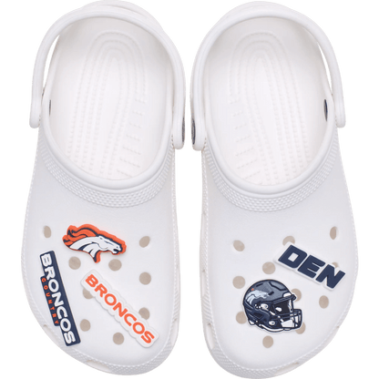 Crocs - NFL Denver Broncos 5 Pack Jibbitz Shoe Charm Women|Men|Jibbitz™ Charms