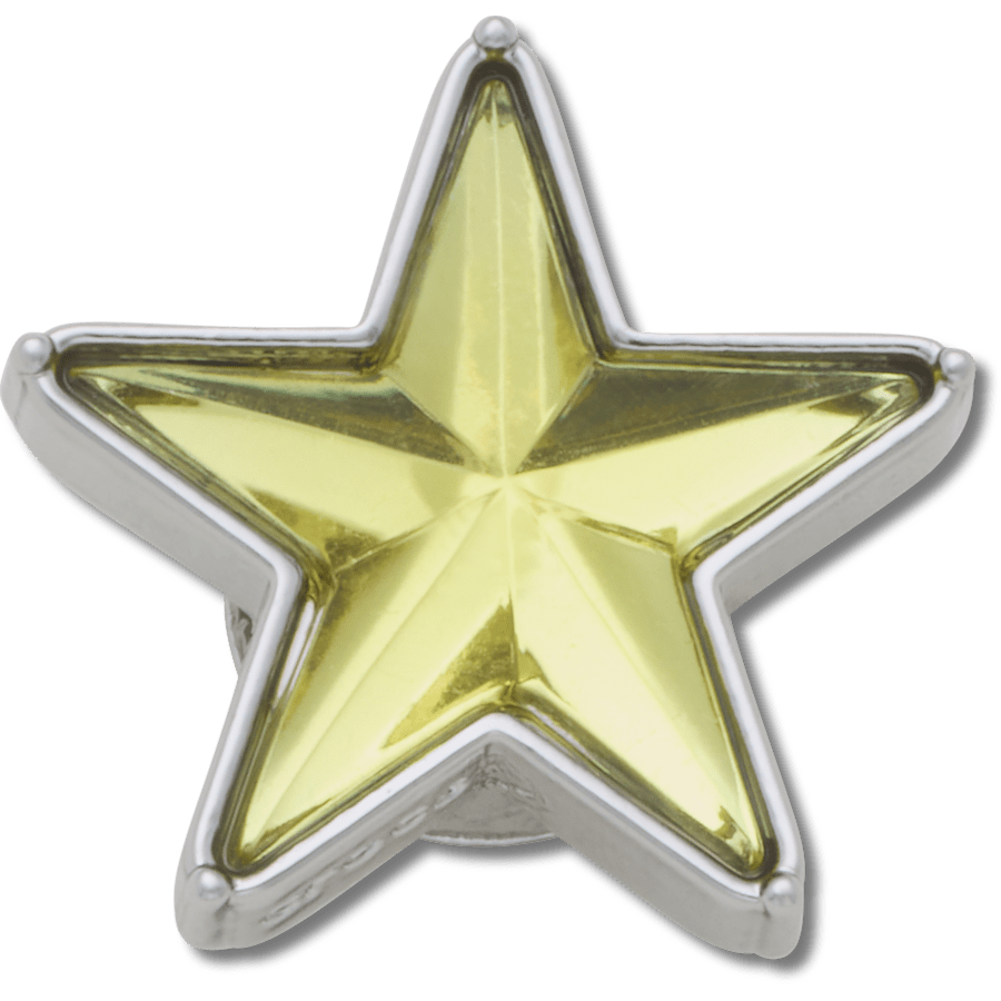 Crocs For Sale | Silver and Green SMT Gem Star Jibbitz™ charms
