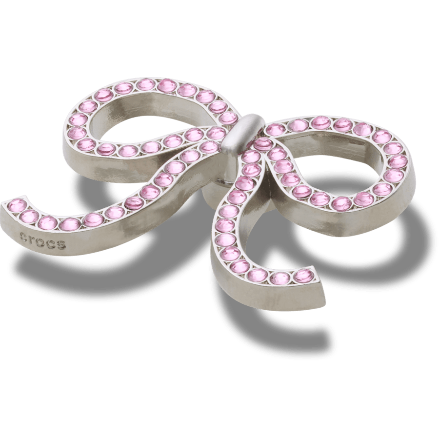 Crocs On sale | Pink Glittery Bow Jibbitz™ charms