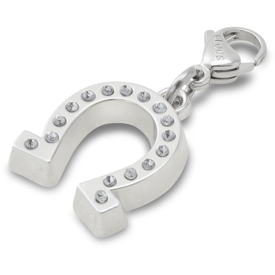 Crocs Online | Lucky Silver Horseshoe Charm Jibbitz charm