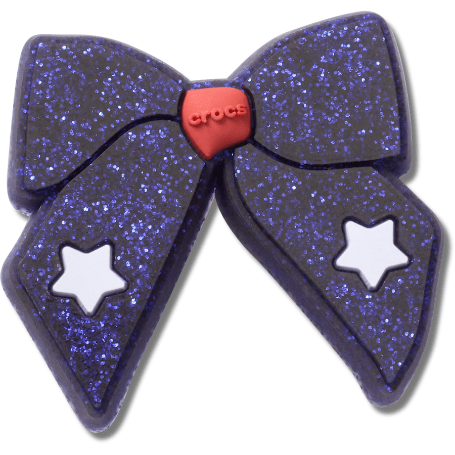 Crocs US | Glittery Blue Bow Jibbitz™ charms
