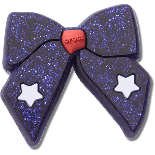 Crocs US | Glittery Blue Bow Jibbitz™ charms