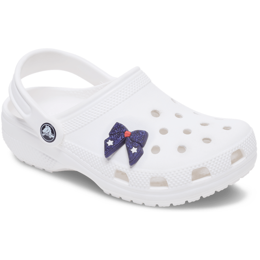Crocs US | Glittery Blue Bow Jibbitz™ charms