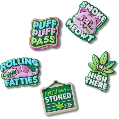 Crocs - 420 Hemp Cuties 5 Pack Jibbitz™ charms Women|Men|Jibbitz™ Charms