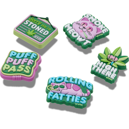 Crocs - 420 Hemp Cuties 5 Pack Jibbitz™ charms Women|Men|Jibbitz™ Charms