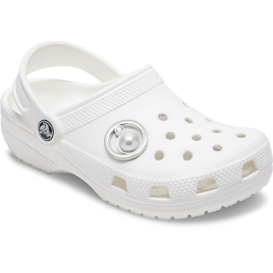 Crocs On sale | Silver Ring With Pearl Jibbitz™ charms