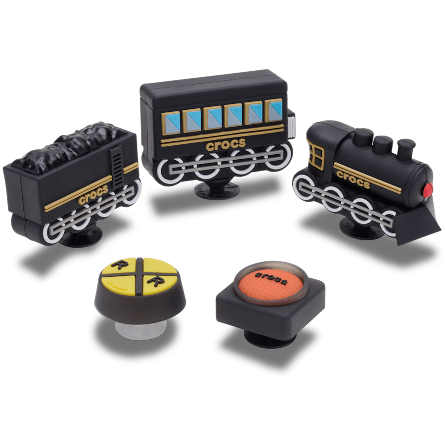 Crocs On sale | 3D Train 5 Pack Jibbitz™ charms