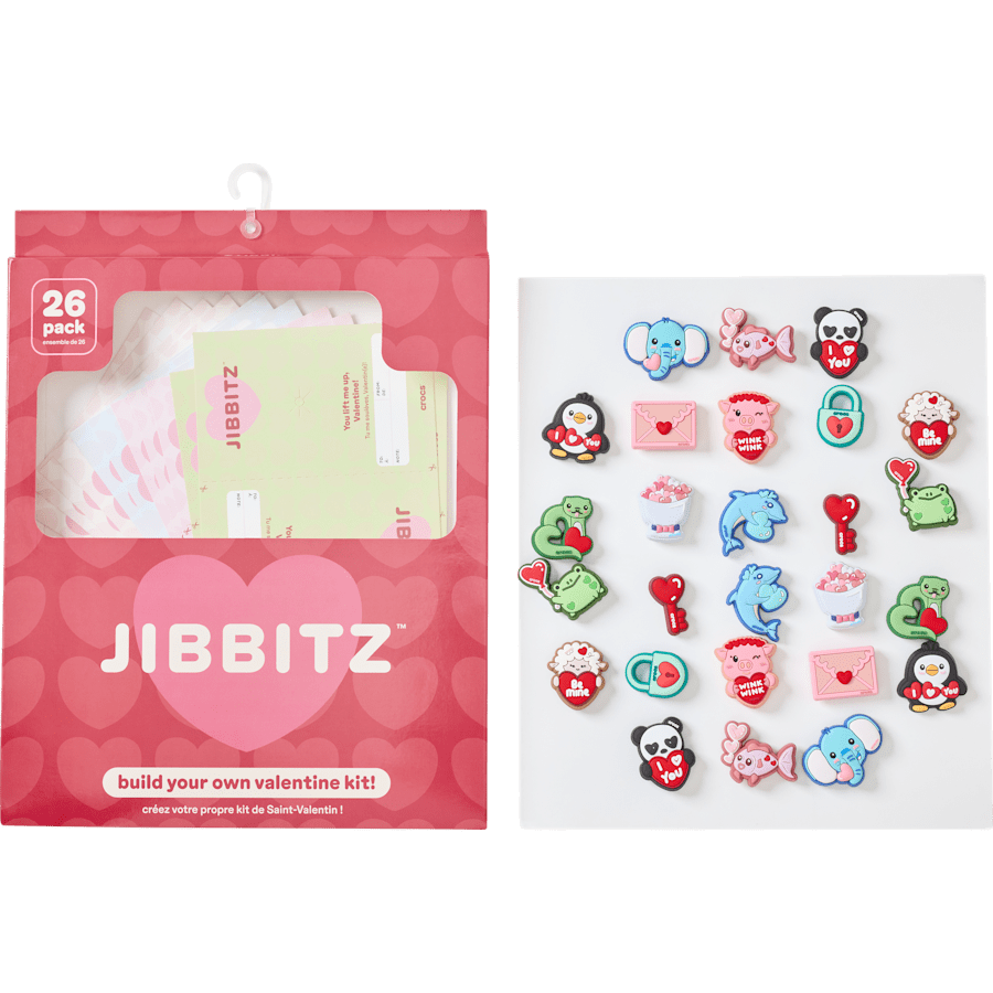 Crocs Sale | Valentines Day Card 26 Pack Jibbitz™ charms