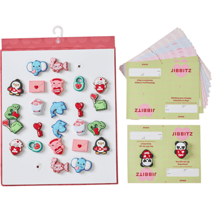 Crocs - Valentines Day Card 26 Pack Jibbitz™ charms Women|Men|Jibbitz™ Charms