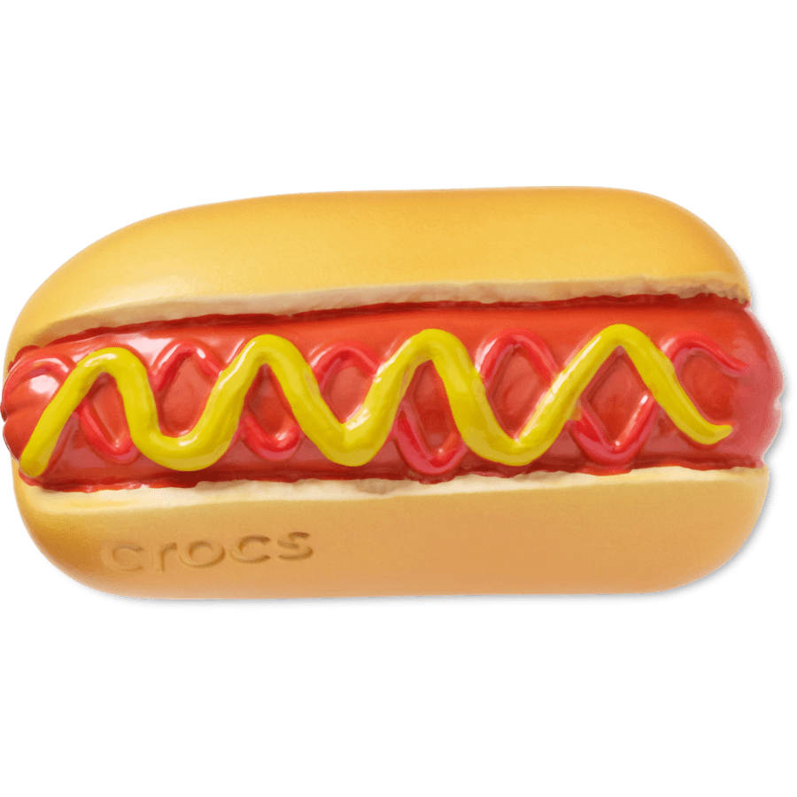 Crocs | Hot Dog Dipped in Mustard Jibbitz™ charms