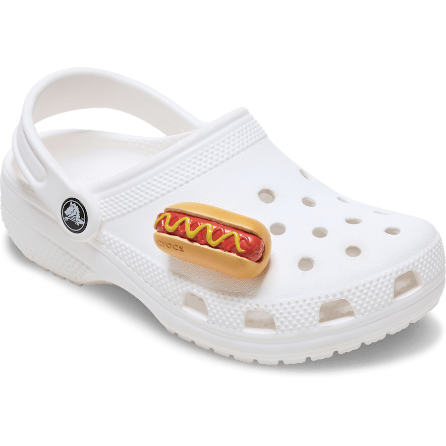 Crocs | Hot Dog Dipped in Mustard Jibbitz™ charms