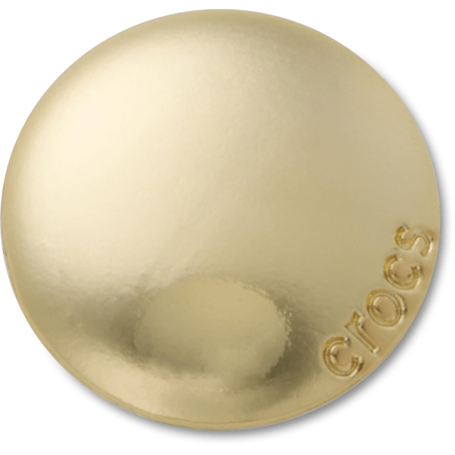 Crocs Discount | Large Gold Circle Stud Jibbitz™ charms
