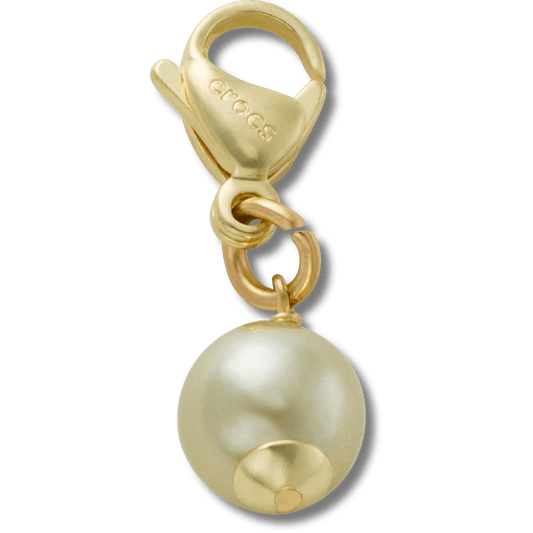 Crocs Outlet | Gold and Green SMT Pearl Charm Jibbitz charm