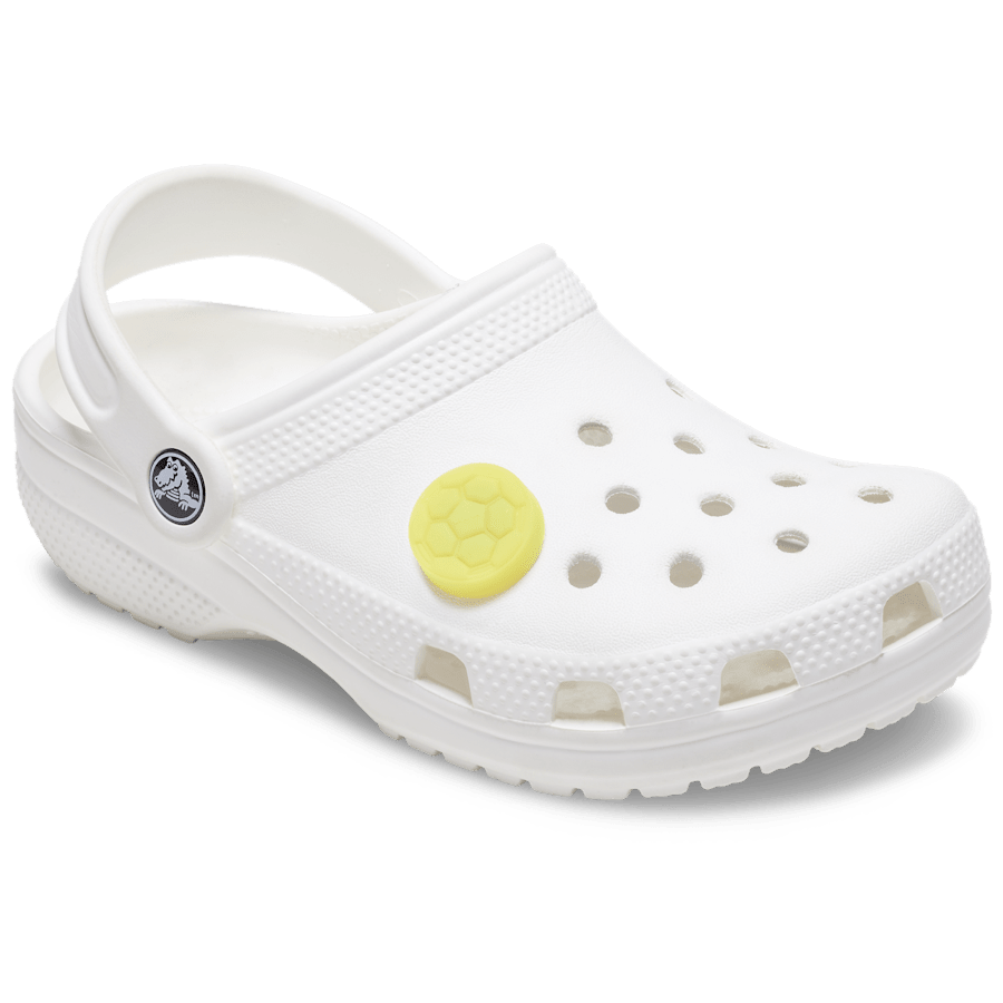 Crocs Sale | Lights Up Yellow Soccer Ball Jibbitz™ charms