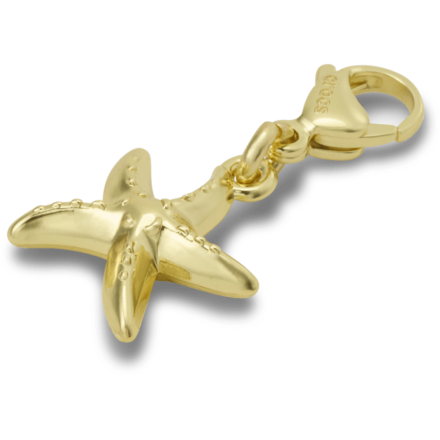 Crocs | Gold Starfish Charm Jibbitz charm