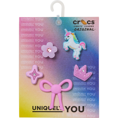 Crocs - Sweet Pink Girls 5 Pack Jibbitz™ charms Women|Men|Kids|Jibbitz™ Charms