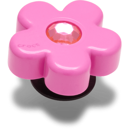 Crocs - Bright Pink Flower With Gem Jibbitz™ charms Women|Men