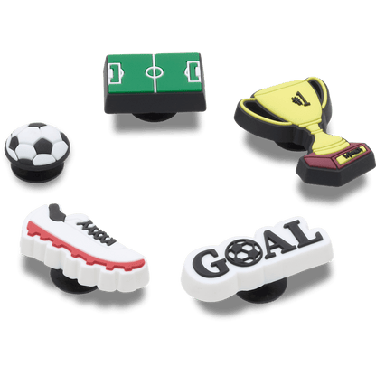 Crocs - Soccer Star 5 Pack Jibbitz™ charms Women|Men|Jibbitz™ Charms