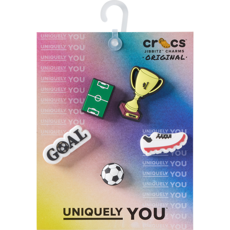 Crocs Online | Soccer Star 5 Pack Jibbitz™ charms