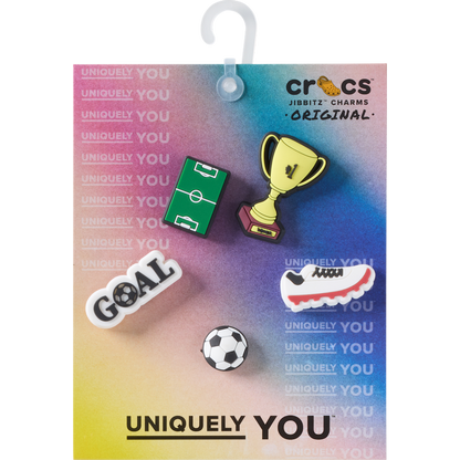 Crocs - Soccer Star 5 Pack Jibbitz™ charms Women|Men|Jibbitz™ Charms