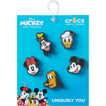 Crocs - Mickey & Friends Elevated 5-pack Jibbitz Shoe Charm Women|Men|Kids|Jibbitz™ Charms