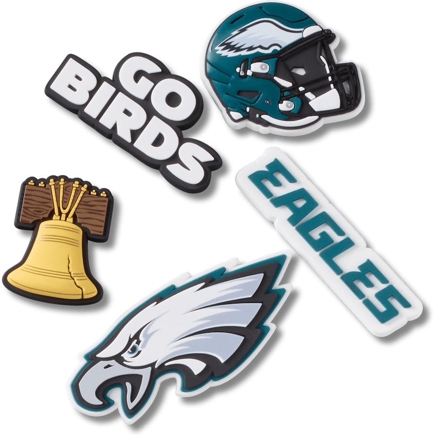 Crocs | NFL Philadelphia Eagles 5 Pack Jibbitz Shoe Charm