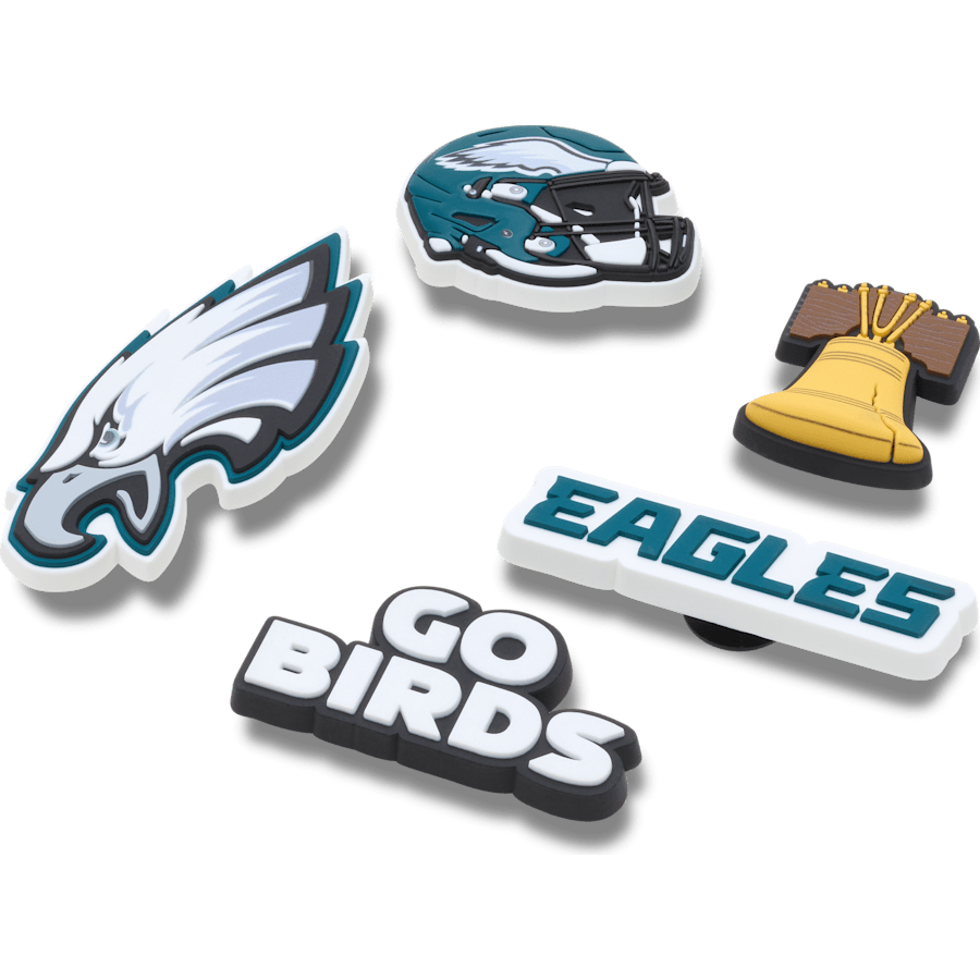 Crocs | NFL Philadelphia Eagles 5 Pack Jibbitz Shoe Charm