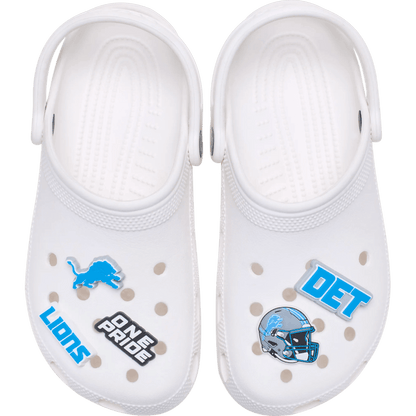 Crocs - NFL Detroit Lions 5 Pack Jibbitz Shoe Charm Women|Men|Jibbitz™ Charms