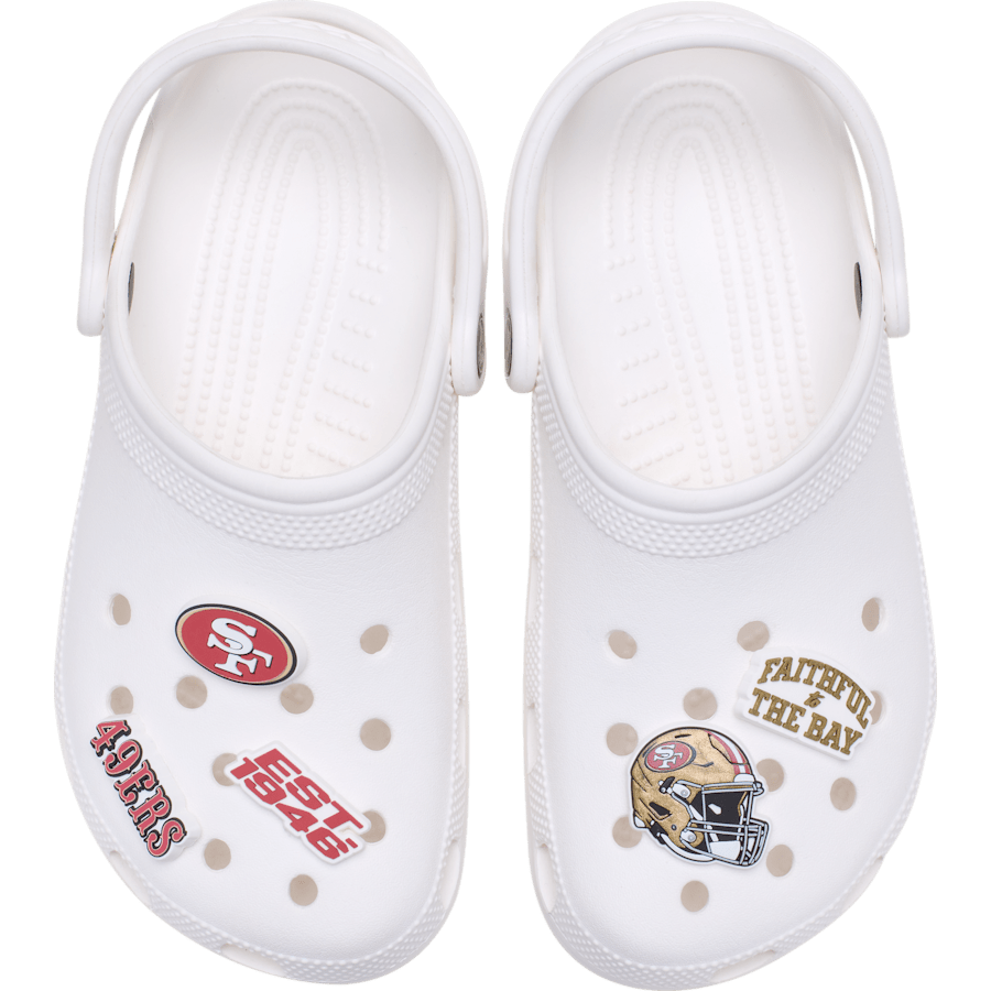 Crocs Sale | NFL San Francisco 49ers 5 Pack Jibbitz Shoe Charm