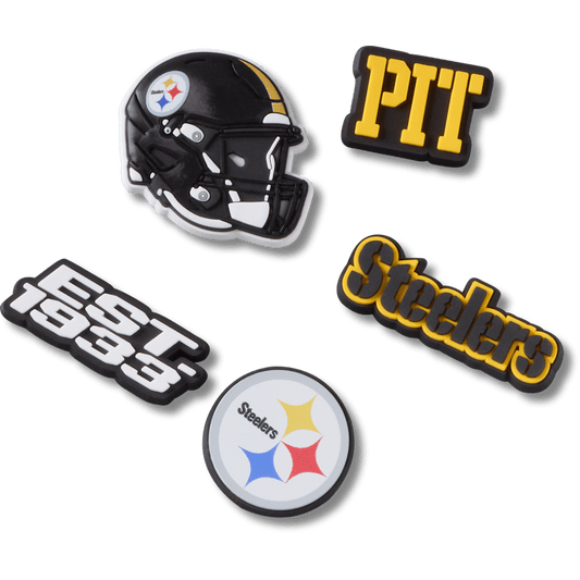 Crocs | NFL Pittsburgh Steelers 5 Pack Jibbitz Shoe Charm