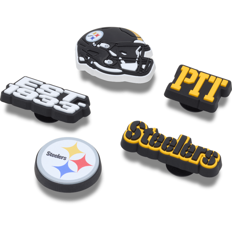 Crocs | NFL Pittsburgh Steelers 5 Pack Jibbitz Shoe Charm