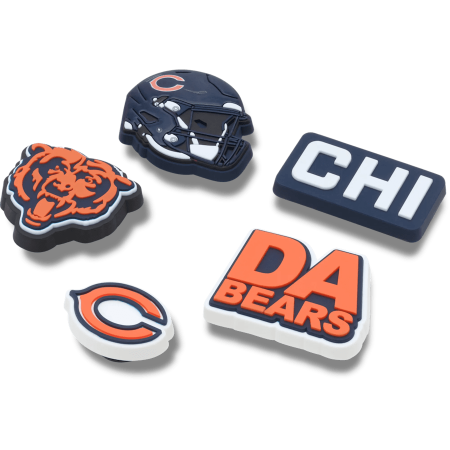 Crocs US | NFL Chicago Bears 5 Pack Jibbitz Shoe Charm