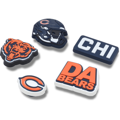 Crocs - NFL Chicago Bears 5 Pack Jibbitz Shoe Charm Women|Men|Jibbitz™ Charms