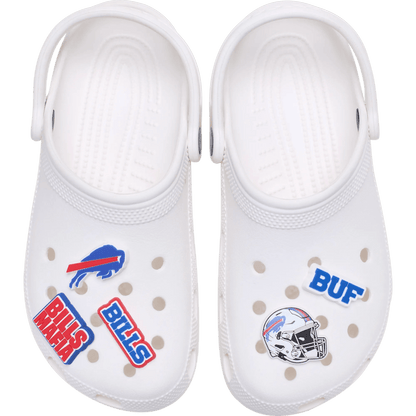Crocs - NFL Buffalo Bills 5 Pack Jibbitz Shoe Charm Women|Men|Jibbitz™ Charms