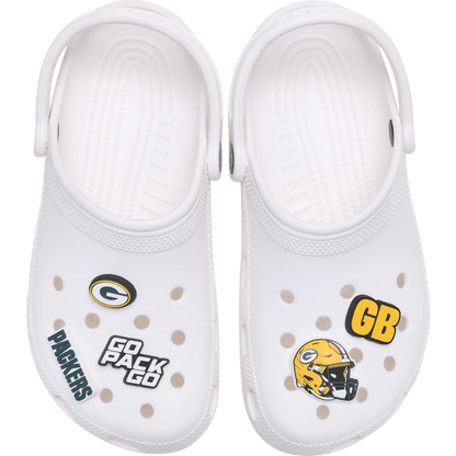 Crocs - NFL Green Bay Packers 5 Pack Jibbitz Shoe Charm Women|Men|Jibbitz™ Charms