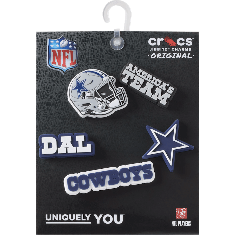 Crocs Discount | NFL Dallas Cowboys 5 Pack Jibbitz Shoe Charm