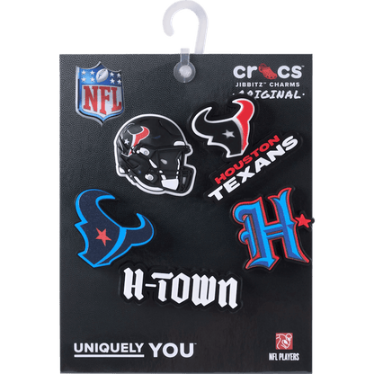 Crocs - NFL Houston Texans 5 Pack Jibbitz Shoe Charm Women|Men|Jibbitz™ Charms