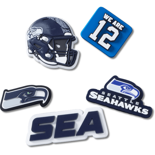 Crocs Sale | NFL Seattle Seahawks 5 Pack Jibbitz Shoe Charm