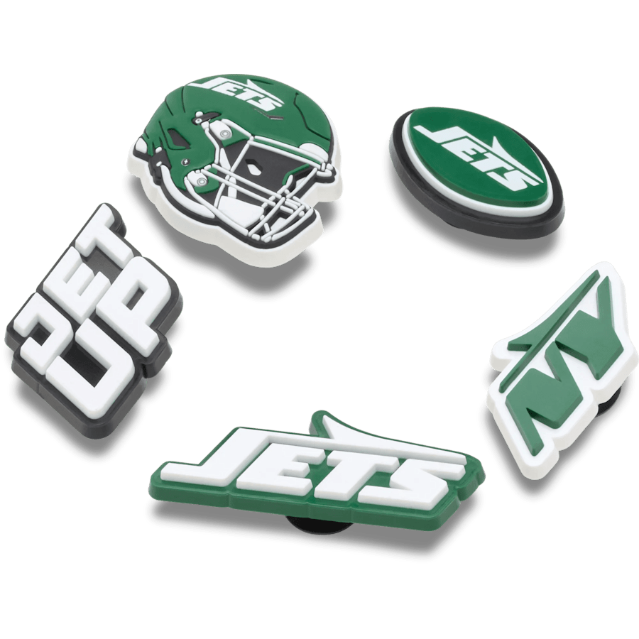 Crocs | NFL New York Jets 5 Pack Jibbitz Shoe Charm