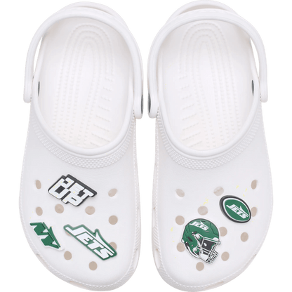 Crocs - NFL New York Jets 5 Pack Jibbitz Shoe Charm Women|Men|Jibbitz™ Charms