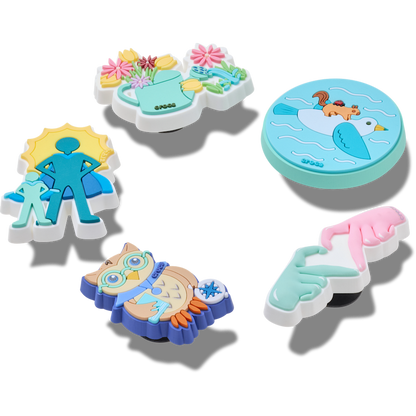 Crocs - Got Your Back 5 Pack Jibbitz™ charms Women|Men|Jibbitz™ Charms