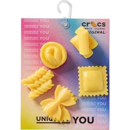 Crocs - Realistic Pasta 5 Pack Jibbitz™ charms Women|Men|Jibbitz™ Charms