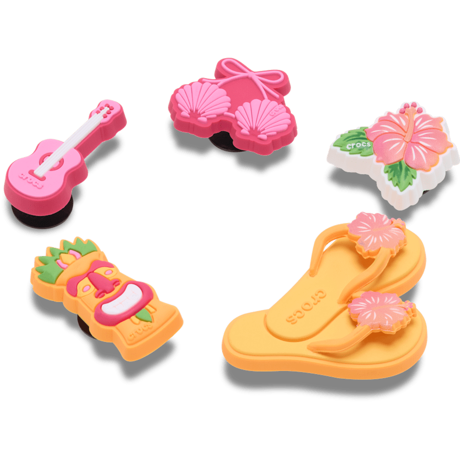 Crocs US | Tiki Vacation 5 Pack Jibbitz™ charms