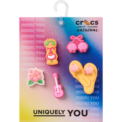 Crocs - Tiki Vacation 5 Pack Jibbitz™ charms Women|Men|Jibbitz™ Charms