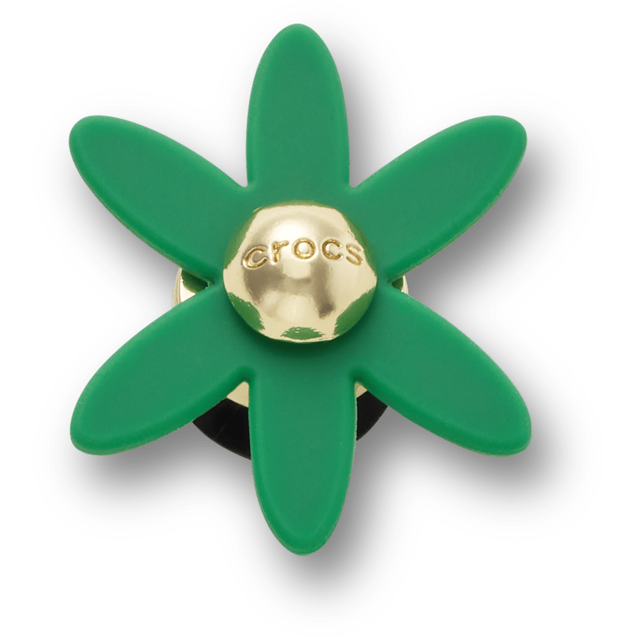 Crocs On sale | Retro Green Spinner Flower Jibbitz™ charms