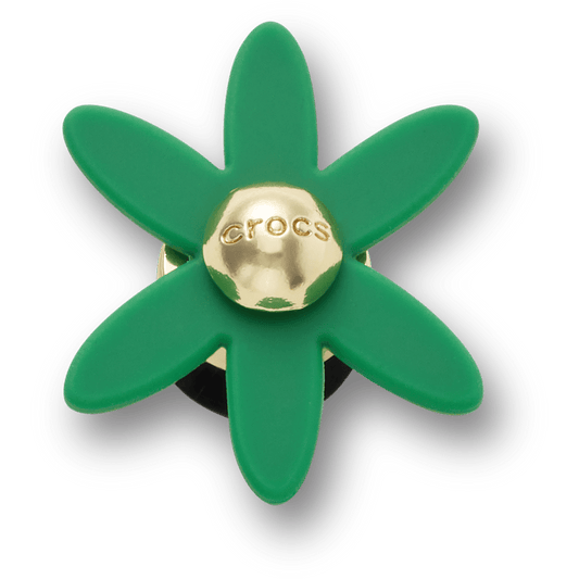 Crocs On sale | Retro Green Spinner Flower Jibbitz™ charms