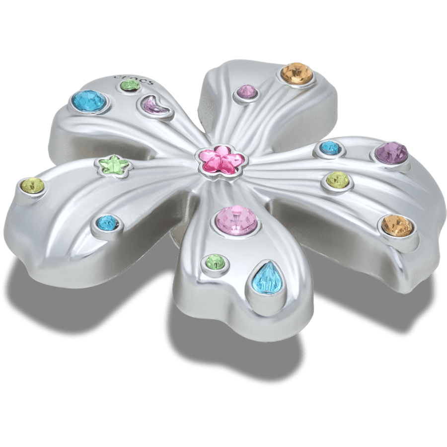 Crocs US | Silver Meta Gem Flower Jibbitz™ charms