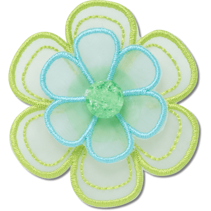 Crocs - Green Mesh Flower Jibbitz™ charms Women|Men