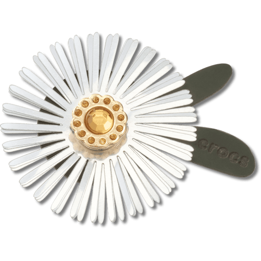 Crocs Discount | Silver Sequin Flower Jibbitz™ charms